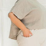 Clyde Culotte in Organic Cotton Canvas Natural#color_natural