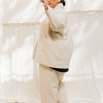Clyde Jacket in Organic Cotton Canvas Natural#color_natural
