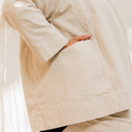 Clyde Jacket in Organic Cotton Canvas Natural#color_natural