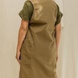Clyde Vest in Organic Cotton Canvas Olivine#color_olivine