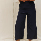 Florence Pant in Washable Silk Midnight#color_midnight