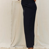 Florence Pant in Washable Silk Midnight#color_midnight